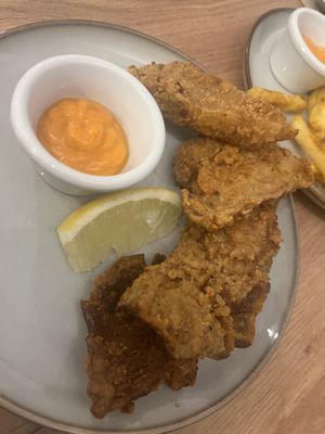 nuggets de seta  at Oh My Vegan in Madrid