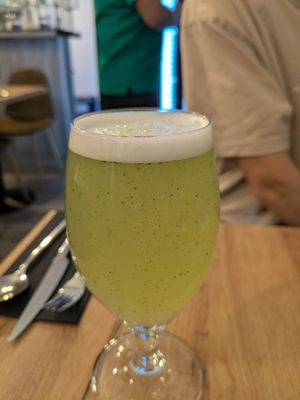 Lemonade at Oh My Vegan in Madrid