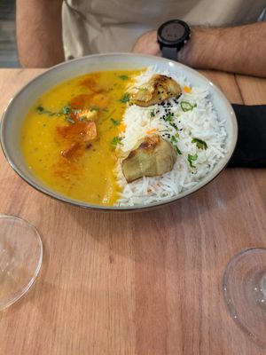 Tofu Tikka Masala at Oh My Vegan in Madrid