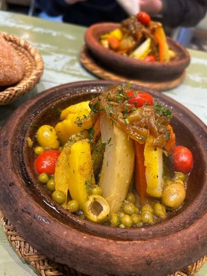 Traditional Tajine without meal  at Bakchich Cafe in Marrakech