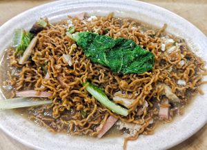 Char Da Lam Da noodles i like it, very flavourful at Life Recipes - 蔬食 in Kuching