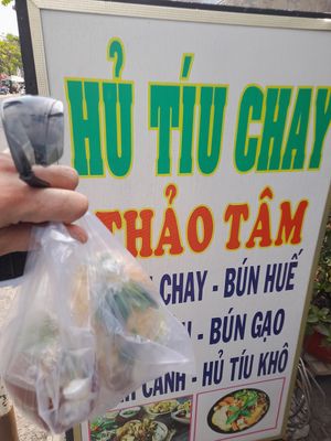 My take away vegan food at Thảo Tâm in Ho Chi Minh City
