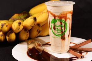 Caramel Banana Smoothies at Healthy Choice Cafe-Marikina/Rizal in Cainta