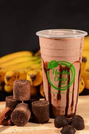 Chocolate Banana Smoothies at Healthy Choice Cafe-Marikina/Rizal in Cainta
