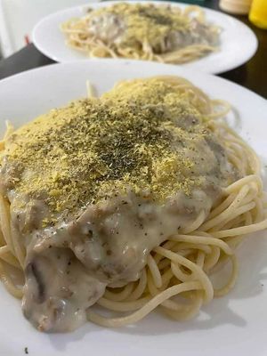Creamy Carbonara at Healthy Choice Cafe-Marikina/Rizal in Cainta