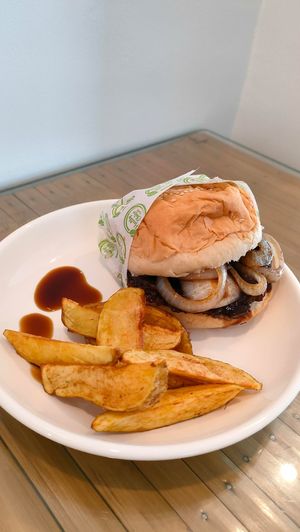 BBQ Burger at Healthy Choice Cafe-Marikina/Rizal in Cainta