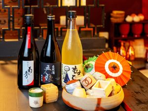 3 kinds of premium Sake pairing is available.
All of them are selected carefully and made from rice or sprouted brown rice natural cultivated.
 at Japanese Fermented Degustation Bar ODORU in Osaka