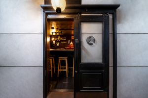 -exterior
From the ground floor, take the spiral staircase or elevator up one floor.
The shop is in the middle on the left.
 at Japanese Fermented Degustation Bar ODORU in Osaka