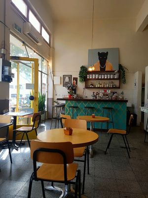 Very cute cafe  at Albi in Tel Aviv