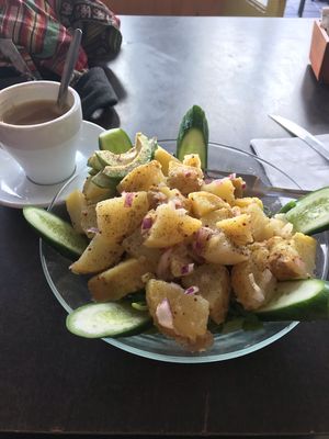 Just as good as a microwave potato, don’t recommend  at Albi in Tel Aviv