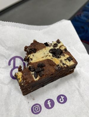 Brownie  at Dolly's Desserts in Barnsley