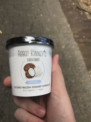 Some organic ice cream at EkoPlaza in Emmen