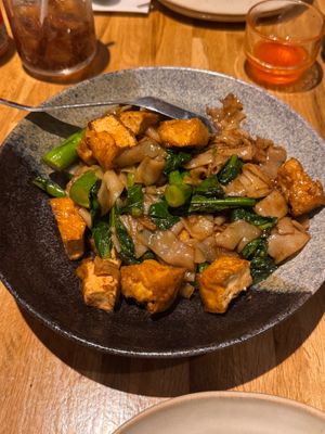 Pad See Ew with pork subbed for tofu at Khao Tiew in San Francisco