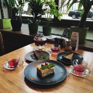 And desserts of course:) at Avocado Cafe - Chistoprudny in Moscow