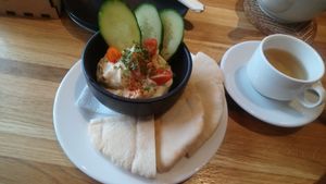 Tasty humus at Avocado Cafe - Chistoprudny in Moscow