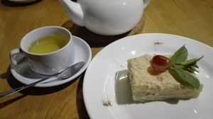 An amazing vegan Napolean cake at Avocado Cafe - Chistoprudny in Moscow