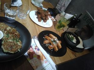 The zucchini potato cakes were nice at Avocado Cafe - Chistoprudny in Moscow