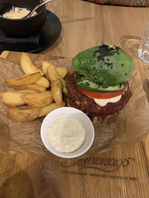Avo burger at Avocado Cafe - Chistoprudny in Moscow
