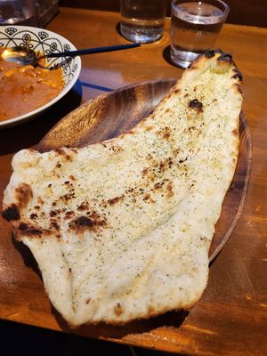 Garlic naan at VOG Kyoto in Kyoto