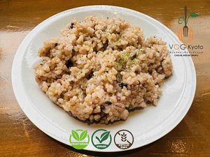 A wholesome blend of organic brown rice and mixed grains, rich in fiber and nutrients. at VOG Kyoto in Kyoto