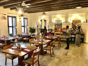 The restaurant  at Sabaa in Dubai