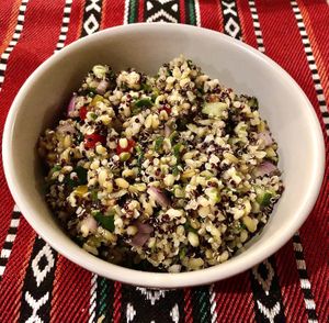 Quinoa tabbouleh  at Sabaa in Dubai