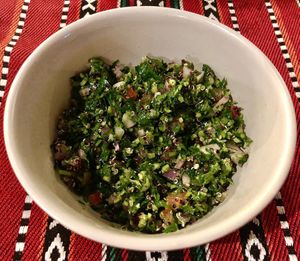Tabbouleh  at Sabaa in Dubai