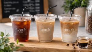 Iced coffee, soy latte, and oat milk latte — coffee made simply, the way it should be. at Touch Cafe in Tomigusuku