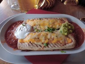 Vegan Chicken Enchiladas  at El Tio in South Shields