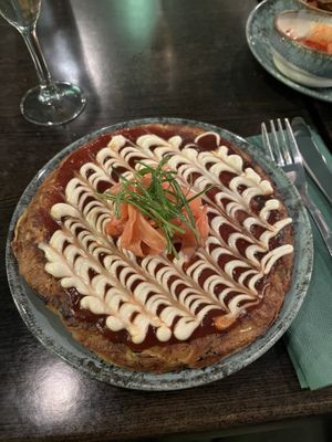 Okonomiyaki  at Heal-thy in Torrevieja