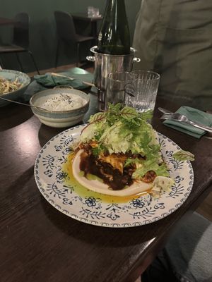 Gochujang glazed cauliflower steak  at Heal-thy in Torrevieja