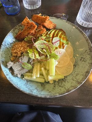 Panelle bowl at Heal-thy in Torrevieja