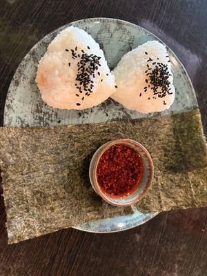 First dish from the menu, it had spicy tofu insidee  at Heal-thy in Torrevieja