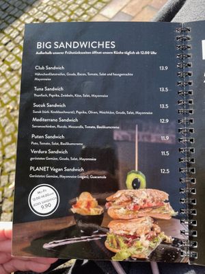 Sandwiches at Café - Lounge - Bar Mocca in Bad Oldesloe