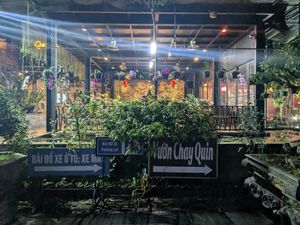 Entrance at Vườn chay Quin's Garden in Dong Ha