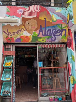 Very cozy and friendly! The food was fresh, warm nd yummy! at Vitaminica Portena in Valparaiso