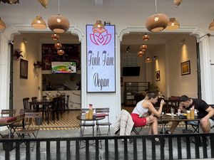 Entrance  at Tịnh Tâm Vegan in Hue