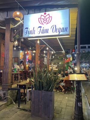 Entrance  at Tịnh Tâm Vegan in Hue