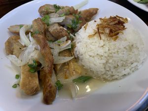 Vegan Chicken rice  at Tịnh Tâm Vegan in Hue