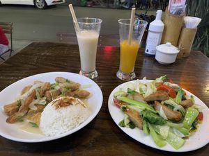 Table  at Tịnh Tâm Vegan in Hue