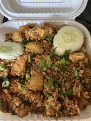 Vegan Pineapple Fried Rice at Spice and Dice in Towson