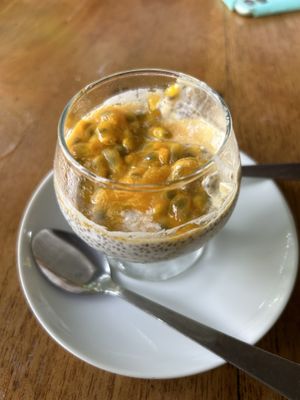 Lemon chia vegan dessert.  at Butterfly Brewing Co. & Imago Gastro Pub in Montezuma