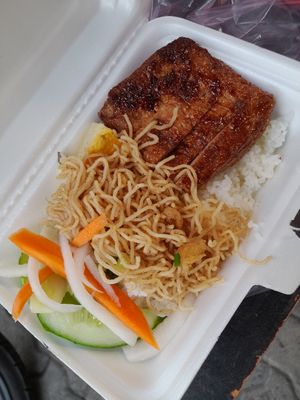 Vegan com tam 35,000 Dong at Hana quán chay in Ho Chi Minh City