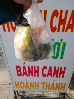 My take away packaging at Hu Tiệu Chay in Ho Chi Minh City