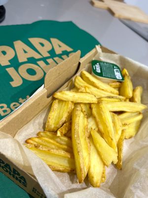 French fries with garlic sauce at Papa John's  in Oviedo
