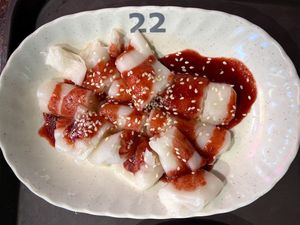 Traditional Steam Rice Noodle Roll 😋   at Lion City Dim Sum - Lau Pa Sat in Central Singapore