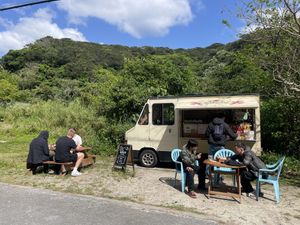 The coffee stand  at bonvoyage - Coffee Cart in Tokashiki