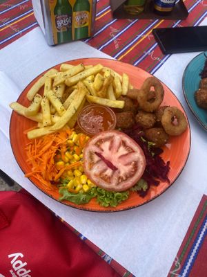 Almôndegas vegan at Snack-Bar Ilhéu Mole in Porto Moniz