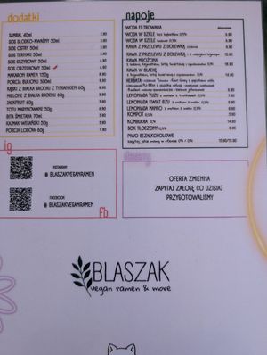  at BLASZAK - vegan ramen & more in Poznan