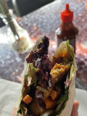 Seitan Dürüm  at Kreuzberg Berliner Streetfood in Nuremberg